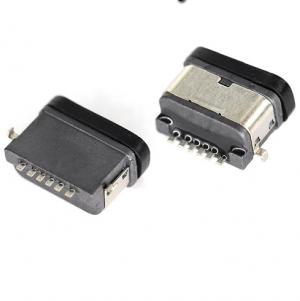 Ceangal meadhanach USB Type-C 6P IPX7 dìon-uisge KLS1-PUB-012
